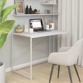 vidaXL Computertisch Weiß 110x60x70 cm Holzwerkstoff