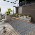 vidaXL Outdoor-Teppich Anthrazit 140x200 cm PP