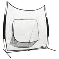 vidaXL Multisport-Übungsnetz Baseball Softball 341x106,5x216 cm Metall