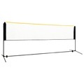 vidaXL, vidaXL Badmintonnetz Verstellbar 400x103x94-158 cm Metall