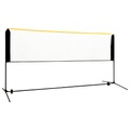 vidaXL, vidaXL Badmintonnetz Verstellbar 300x103x94-158 cm Metall