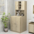 vidaXL, vidaXL Waschmaschinenschrank Sonoma-Eiche