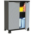 vidaXL Kunststoffschrank 68x39x92 cm Rattan-Design