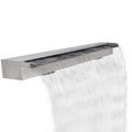 vidaXL, vidaXL Pool-Wasserfall Rechteckig Edelstahl 110 cm