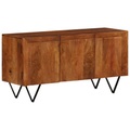 vidaXL Sideboard 110x35x56 cm Massivholz Mango