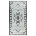 vidaXL Outdoor-Teppich Flachgewebe 80x150 cm Grün und Grau