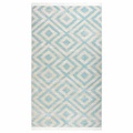 vidaXL Outdoor-Teppich Flachgewebe 115x170 cm Grün und Beige