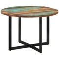 vidaXL Esstisch 110x75 cm Altholz Massiv