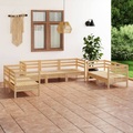vidaXL 7-tlg. Garten-Lounge-Set Massivholz Kiefer
