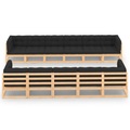 vidaXL, vidaXL 11-tlg. Garten-Lounge-Set mit Anthrazit Kissen Kiefernholz