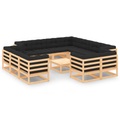 vidaXL 13-tlg. Garten-Lounge-Set mit Anthrazit Kissen Kiefernholz