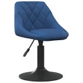 vidaXL, vidaXL Esszimmerstuhl Blau Samt