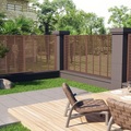 vidaXL, vidaXL Lamellenzaun WPC 180x180 cm Braun