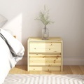 vidaXL Nachttisch 40x30,5x35,5 cm Massivholz Tanne