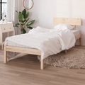 vidaXL Massivholzbett Massivholz Kiefer 75x190 cm UK Small Single