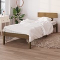 vidaXL Massivholzbett Honigbraun Kiefer 90x200 cm