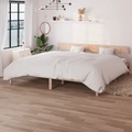 vidaXL, vidaXL Massivholzbett Kiefer 180x200cm UK Super King