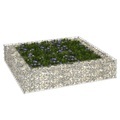 vidaXL Gabionen-Hochbeet Verzinkter Stahl 100x100x20 cm