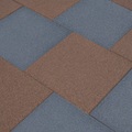 vidaXL, vidaXL Fallschutzmatten 6 Stk. Gummi 50x50x3 cm Grau