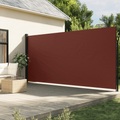 vidaXL Seitenmarkise Ausziehbar 140x500 cm Braun