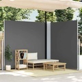 vidaXL Seitenmarkise Ausziehbar Anthrazit 200x600 cm