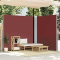 vidaXL Seitenmarkise Ausziehbar Braun 220x600 cm