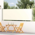 vidaXL Seitenmarkise Ausziehbar 117x600 cm Creme