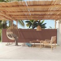 vidaXL Seitenmarkise Ausziehbar 140x600 cm Braun