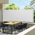 vidaXL Seitenmarkise Ausziehbar 160x600 cm Creme