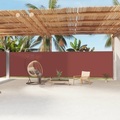 vidaXL Seitenmarkise Ausziehbar Braun 200x1200 cm