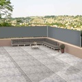 vidaXL Seitenmarkise Ausziehbar Anthrazit 117x1200 cm