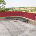 vidaXL Seitenmarkise Ausziehbar Rot 117x1200 cm