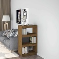 vidaXL Bücherregal/Raumteiler Honigbraun 60x35x103cm Massivholz Kiefer
