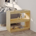 vidaXL, vidaXL Bücherregal 80x35x71 cm Massivholz Kiefer