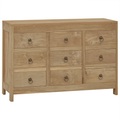 vidaXL, vidaXL Kommode 80x30x55 cm Massivholz Teak