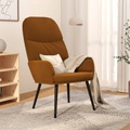 vidaXL Relaxsessel Braun Samt