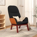 vidaXL Relaxsessel Schwarz Stoff