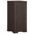 vidaXL Kunststoffschrank 40x43x85,5 cm Holzdesign Braun