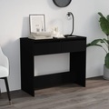 vidaXL Konsolentisch Schwarz 89x41x76,5 cm Holzwerkstoff