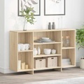 vidaXL Sideboard Sonoma-Eiche 120x30x75 cm Holzwerkstoff