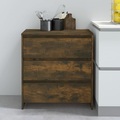 vidaXL Sideboard Räuchereiche 70x41x75 cm Holzwerkstoff