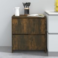 vidaXL Sideboard Räuchereiche 70x41x75 cm Holzwerkstoff
