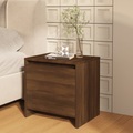 vidaXL Nachttisch Braun Eiche 45x34x44,5cm Holzwerkstoff