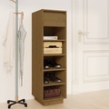 vidaXL Schuhregal Honigbraun 34x30x105 cm Massivholz Kiefer