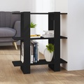 vidaXL Bücherregal/Raumteiler Schwarz 80x30x87 cm
