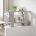 vidaXL, vidaXL Bücherregal/Raumteiler Betongrau 80x30x51 cm