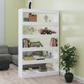 vidaXL, vidaXL Bücherregal/Raumteiler Weiß 100x30x166 cm