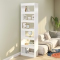 vidaXL, vidaXL Bücherregal/Raumteiler Weiß 60x30x198 cm