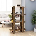 vidaXL Bücherregal/Raumteiler Räuchereiche 80x30x123,5 cm