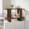 vidaXL Bücherregal/Raumteiler Braun Eichen-Optik 80x30x51 cm